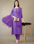 sleek purple rayon trendy fashioner readymade suit collection with purple rayon rt9040-185402 Front View